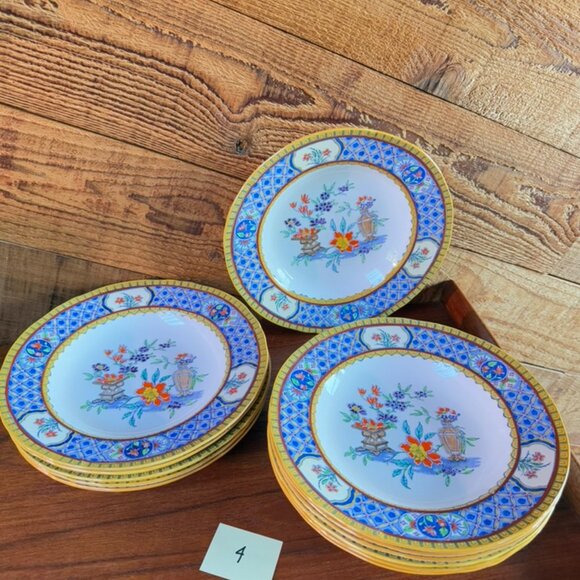 Minton Chinese Garden handpainted soup bowls - Picture 4 of 4